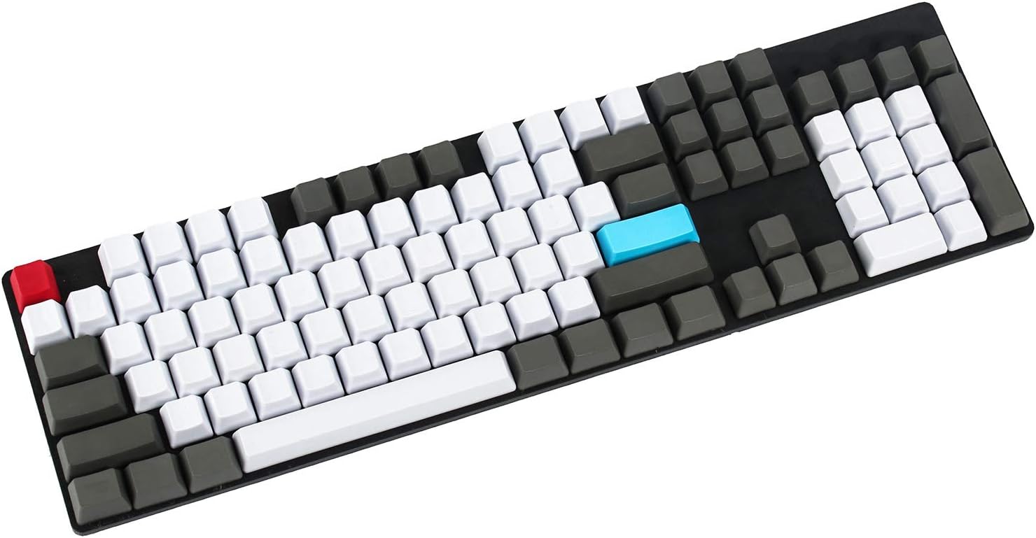 NPKC Blank Customized 61 87 104 ANSI Keyset OEM Profile Thick PBT Keycap Set Suitable for Cherry MX Switches Mechanical Gaming Keyboard (Only Keycap)