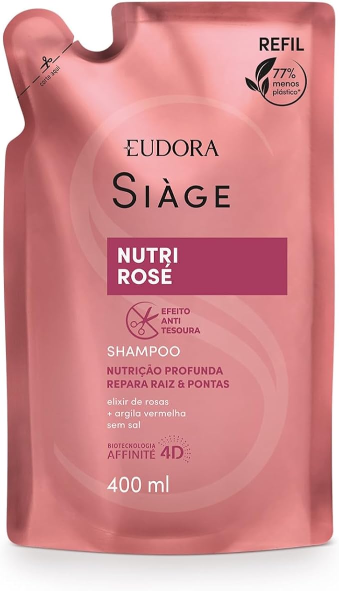 Eudora – Refil Shampoo Siàge Nutri Rosé Eudora – Refil Shampoo Siàge Nutri Rosé