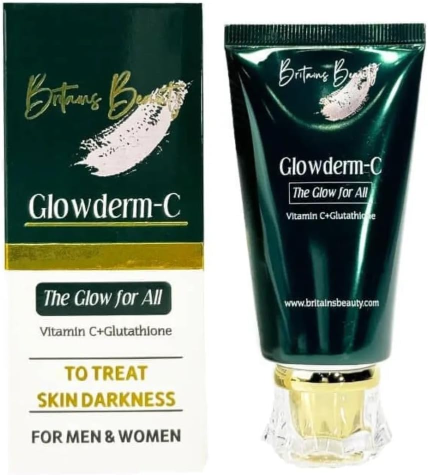 Glowderm-C Vitamin C & Glutathione Face Cream – Hydrating & Brightening Moisturizer for Even Skin Tone, Reduces Dullness & Dark Spots, Unisex, 50g