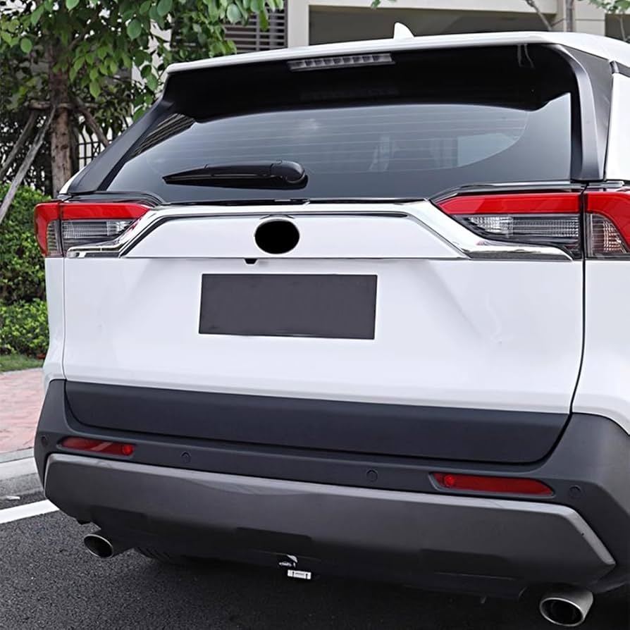 Amazon | トヨタ RAV4 テールゲートガーニッシュ リアバンパー