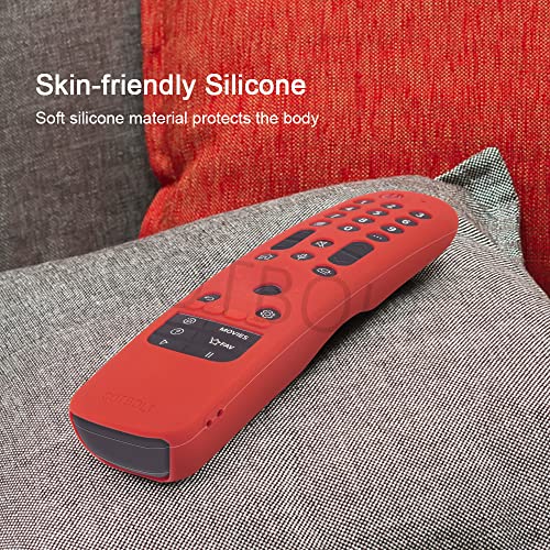 Image of Silicone Protective Case Cover for LG Smart TV Remote 2021 - Shockproof, Waterproof, Anti Lost - Grey