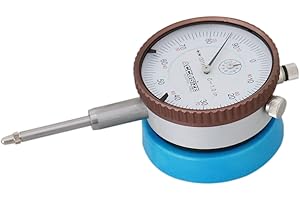 SINOCMP Dial Indicator Magnetic Back Eg08-1600, 0-1" by 0.001"