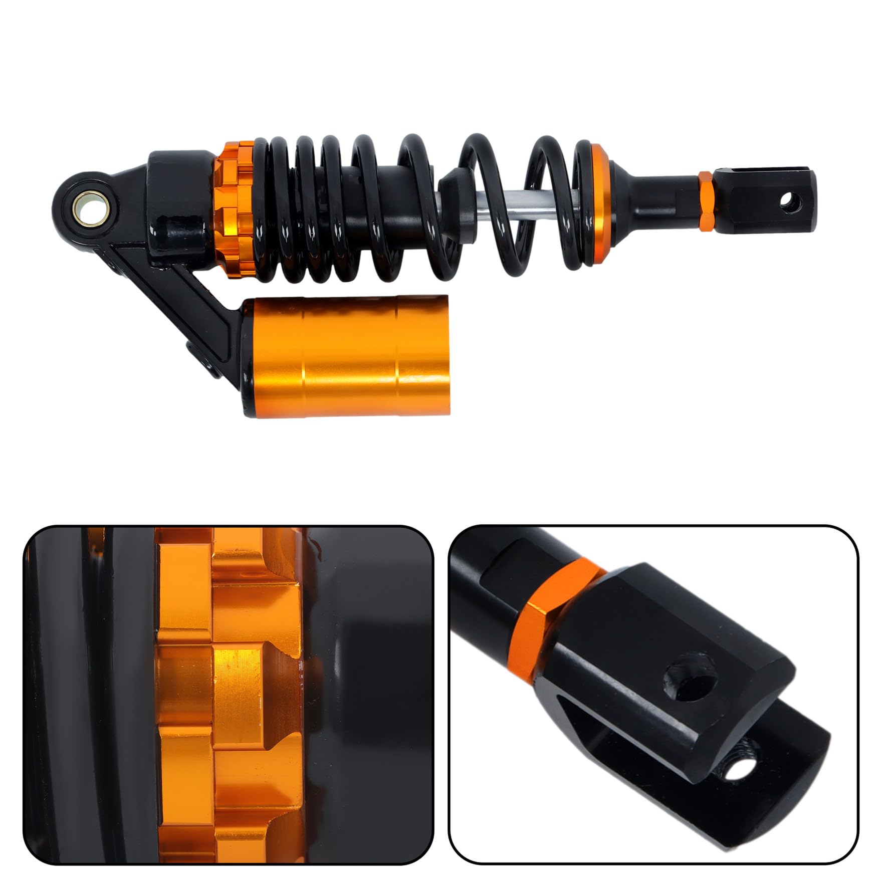 waltyotur Ammortizzatore di sospensione posteriore regolabile per moto, 280 mm, 11 pollici, ricambio per Honda Yamaha Scooter 50cc 70cc
