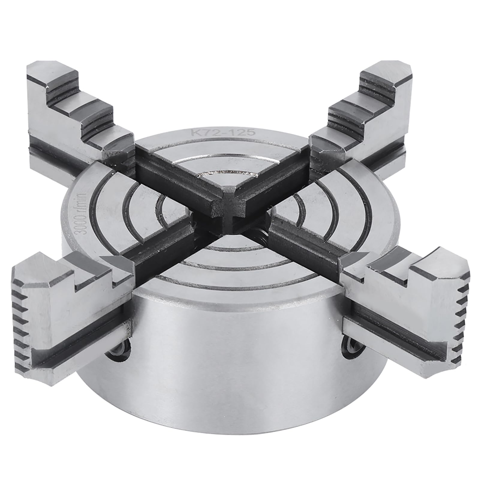 Mandrino Autocentrante a 4 Griffe 125mm 3000r/min in Ghisa per