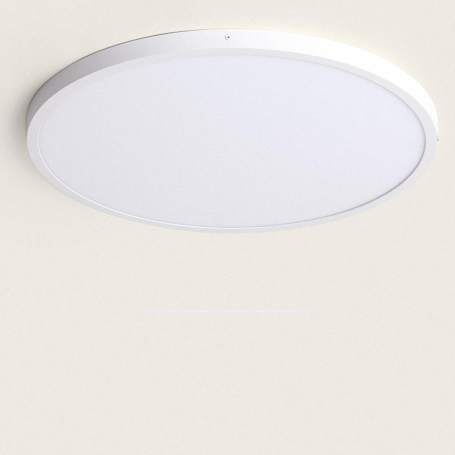 LEDKIA LIGHTING Plafón LED para Cocina, Comedor, Habitación 48W Circular Foco Downlight Empotrable Plano Temperatura de Color Seleccionable (Blanco Frío, Neutro, Cálido) Ø600 mm