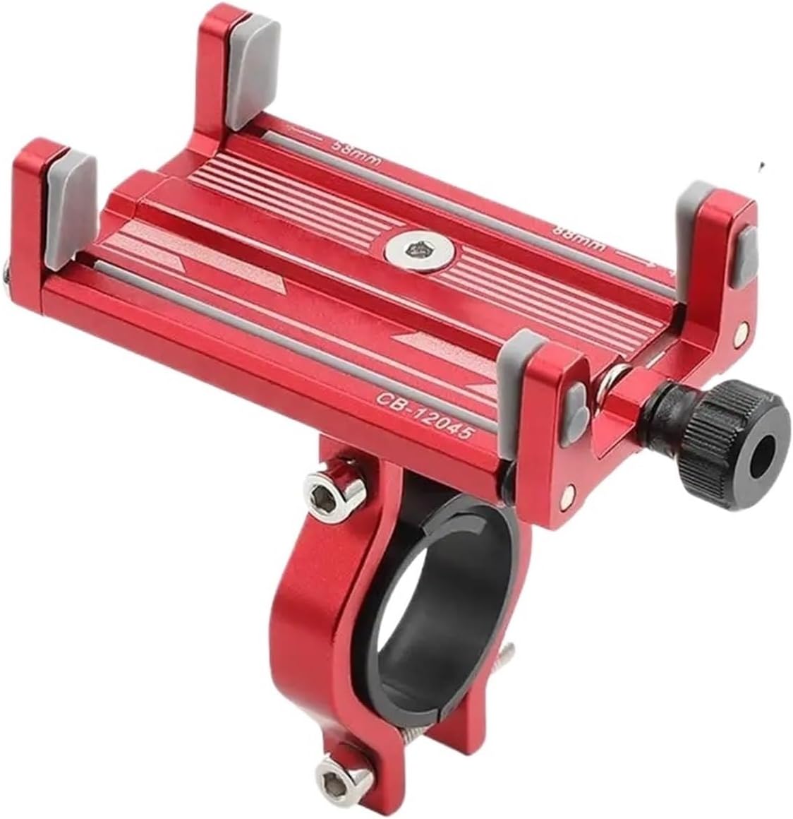 Bike Phone Mount Bicycle Scooter Aluminum Alloy Mobile Phone Holder Mountain Bike Bracket Cell Stand Cycling Accessories Bicycle Phone Holder(Red)