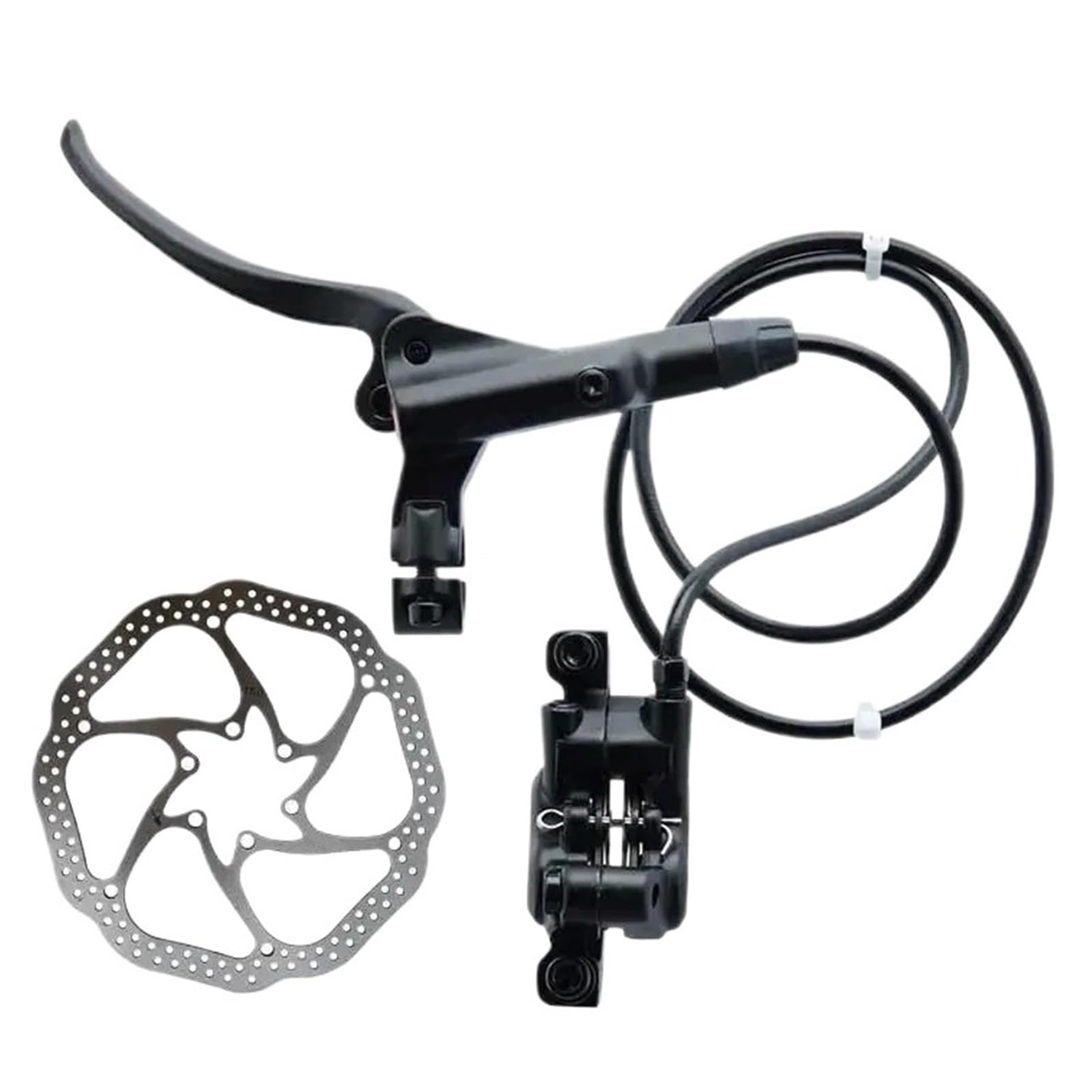HB-876 Set Freno Idraulico a Disco Pieghevole per Mountain Bike a 4 Pistoni Set Anteriore 800 Posteriore 1450mm Parti per crampi per Biciclette MTB(BLF 800mm -RO 160mm)
