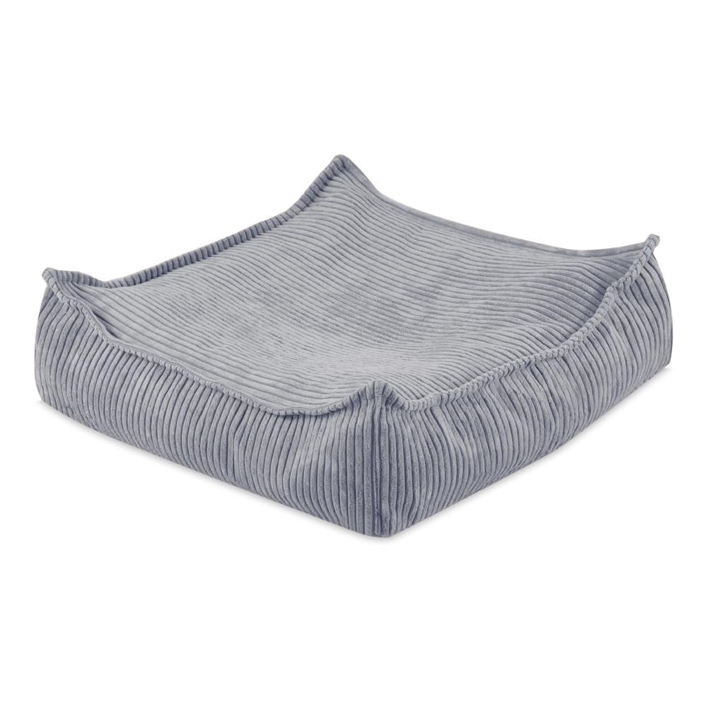 MISIOO Sitzkissen Boden Für Kinderzimmer, Weiches 60x60x20cm Bodenkissen In Quadratischer Form, Cord Material Mit Kuscheliger Füllung, Sitzkissen Für Kinder Zum Entspannen