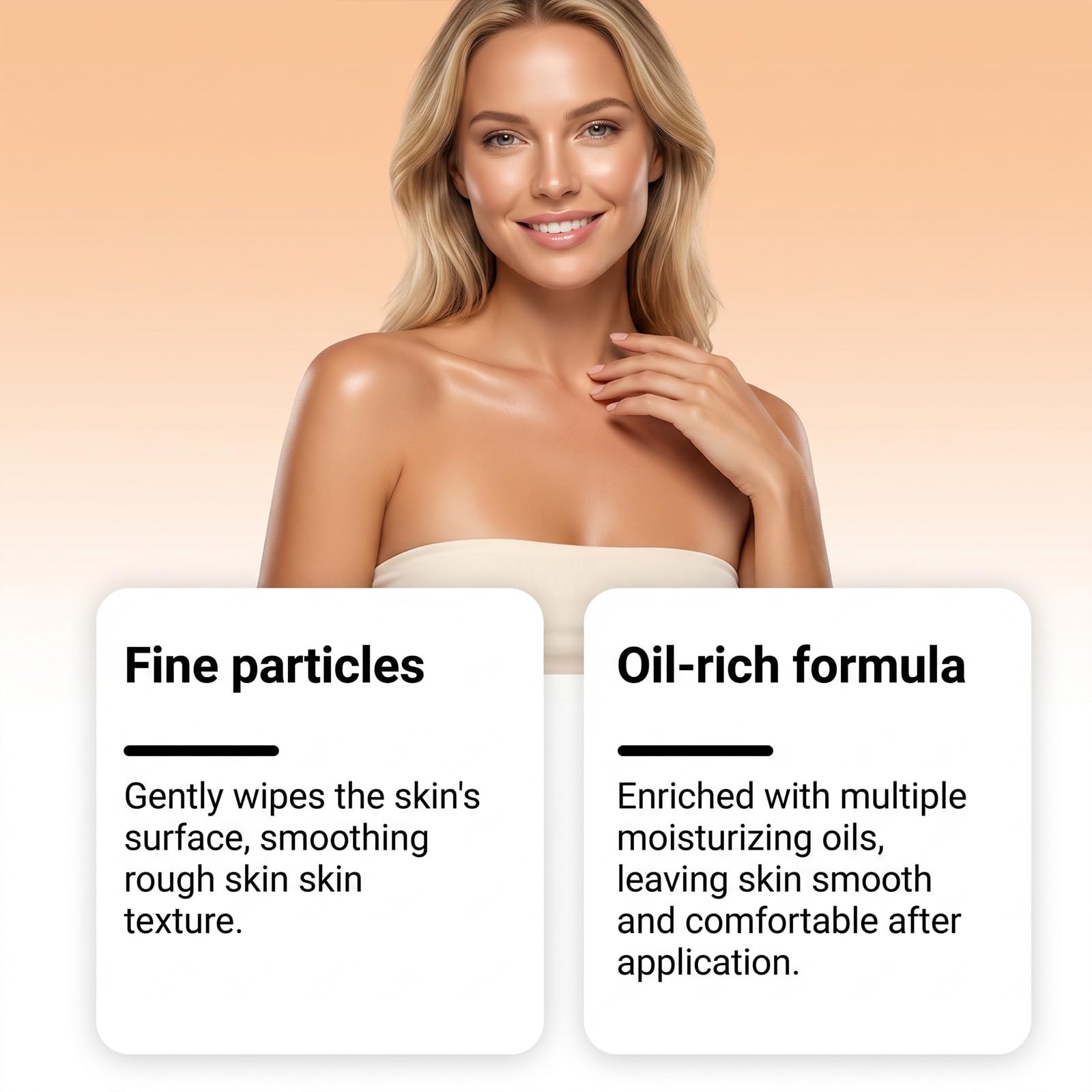 Scrub corpo alla curcuma con olio di jojoba idratante (5 pezzi) | Scrub esfoliante con curcuma, olio di jojoba, ve e sale marino per una sensazione di pelle liscia nella cura quotidiana