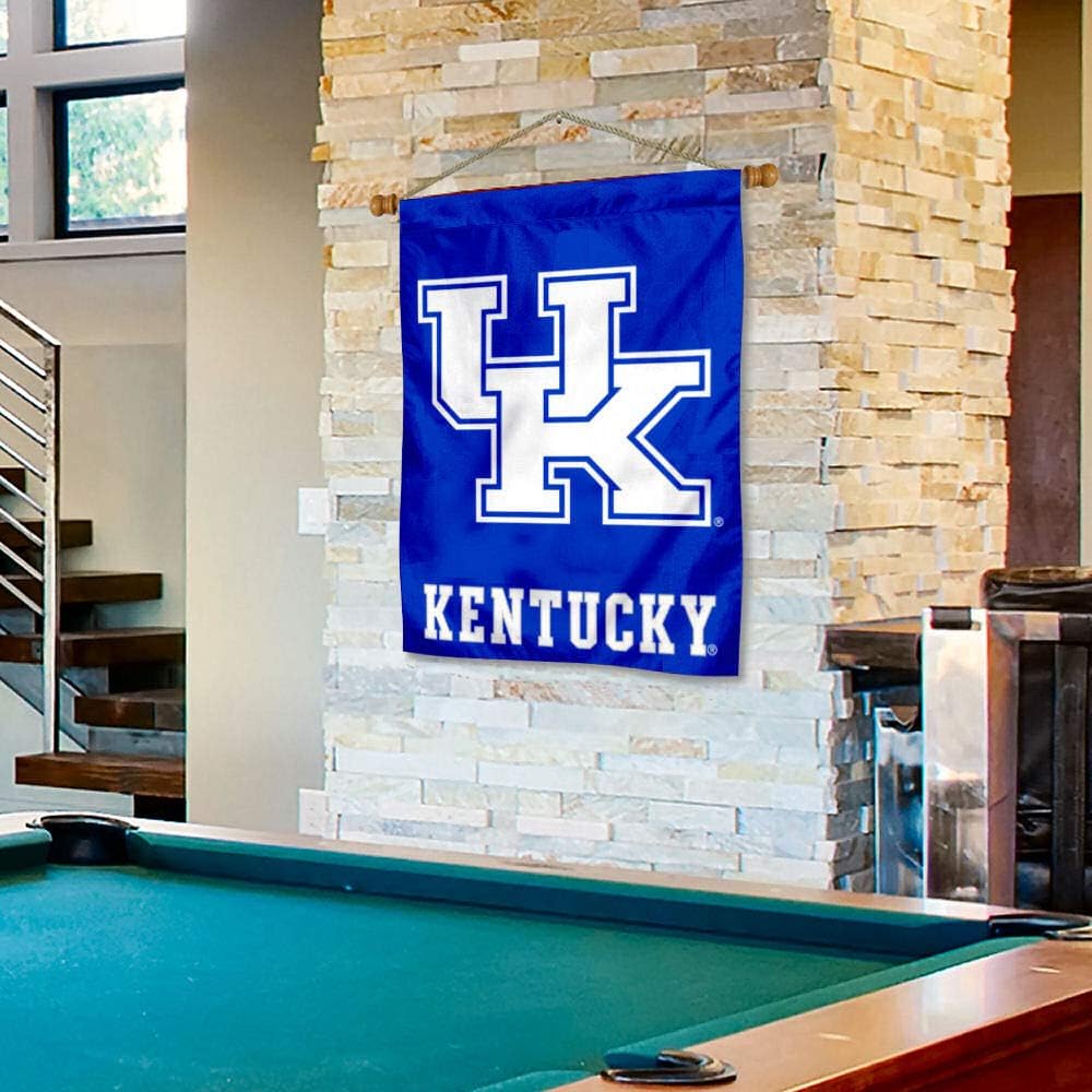Kentucky Wildcats UK Banner with Hanging Pole