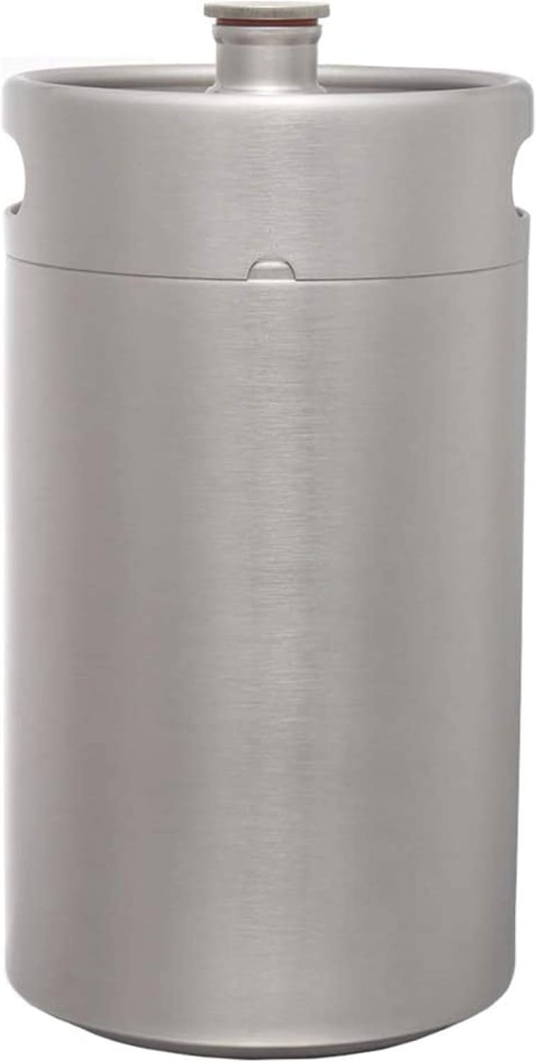 Stainless Steel Mini Keg Growler Canteen Craft Beer Storage Container Homebrew Home