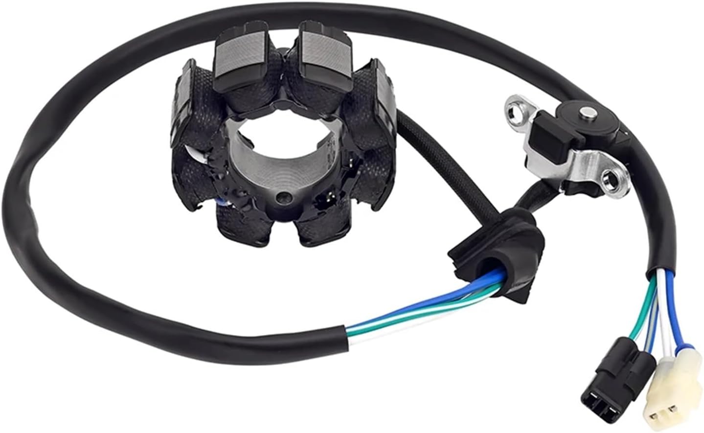 Motorcycle Generator Stator Coil Comp Compatible with CRF250 CRF250R 250R 2004 2005 2006 2007 2008 2009 31120-KRN-670 CRF 250