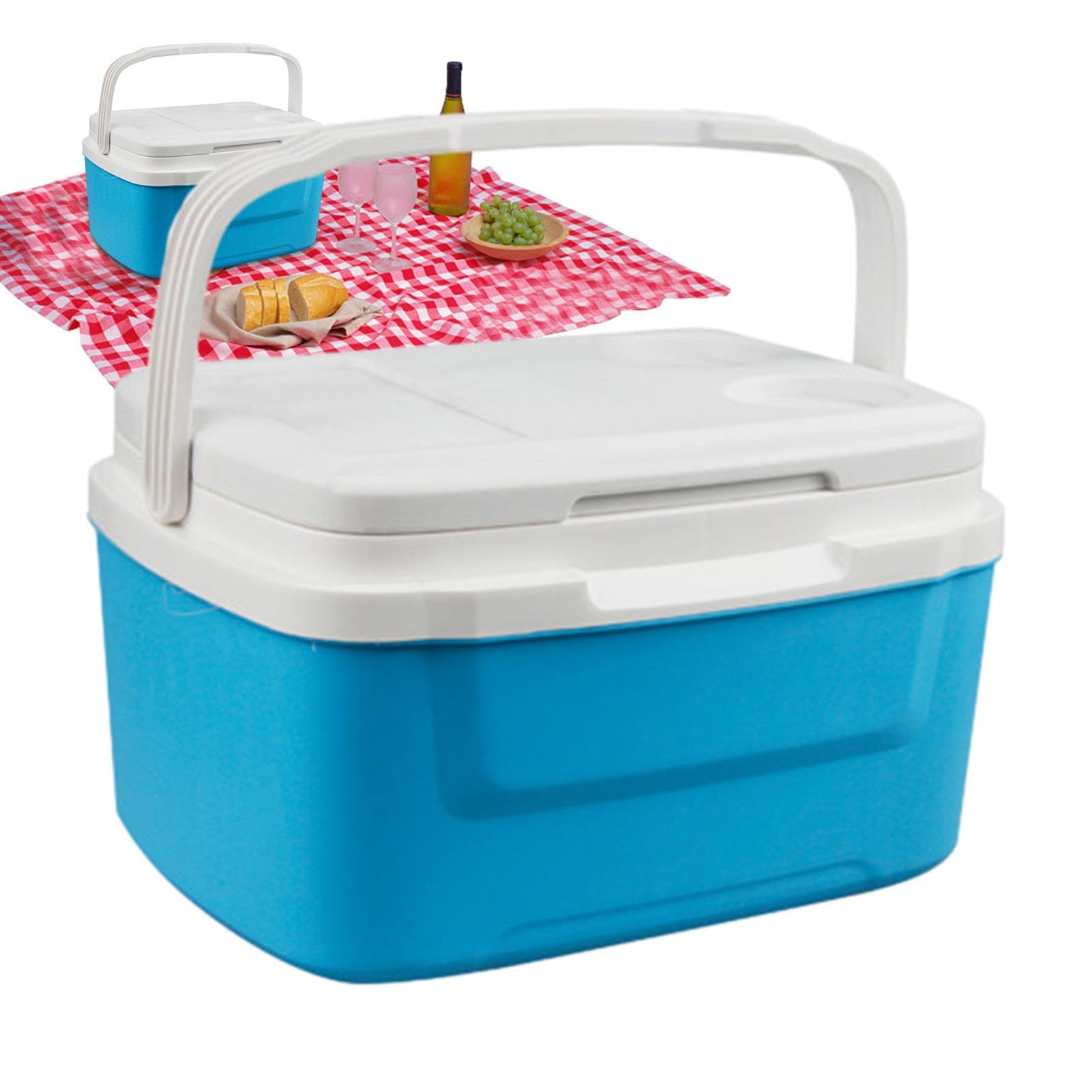 Glacière Petite Taille Petite Glacière Rigide 5L - Glacière Isolée Portable Pour Pique-nique, Camping, Plage | Blanc - Conservation Chaud/Froid Igloo Ghiacciaia