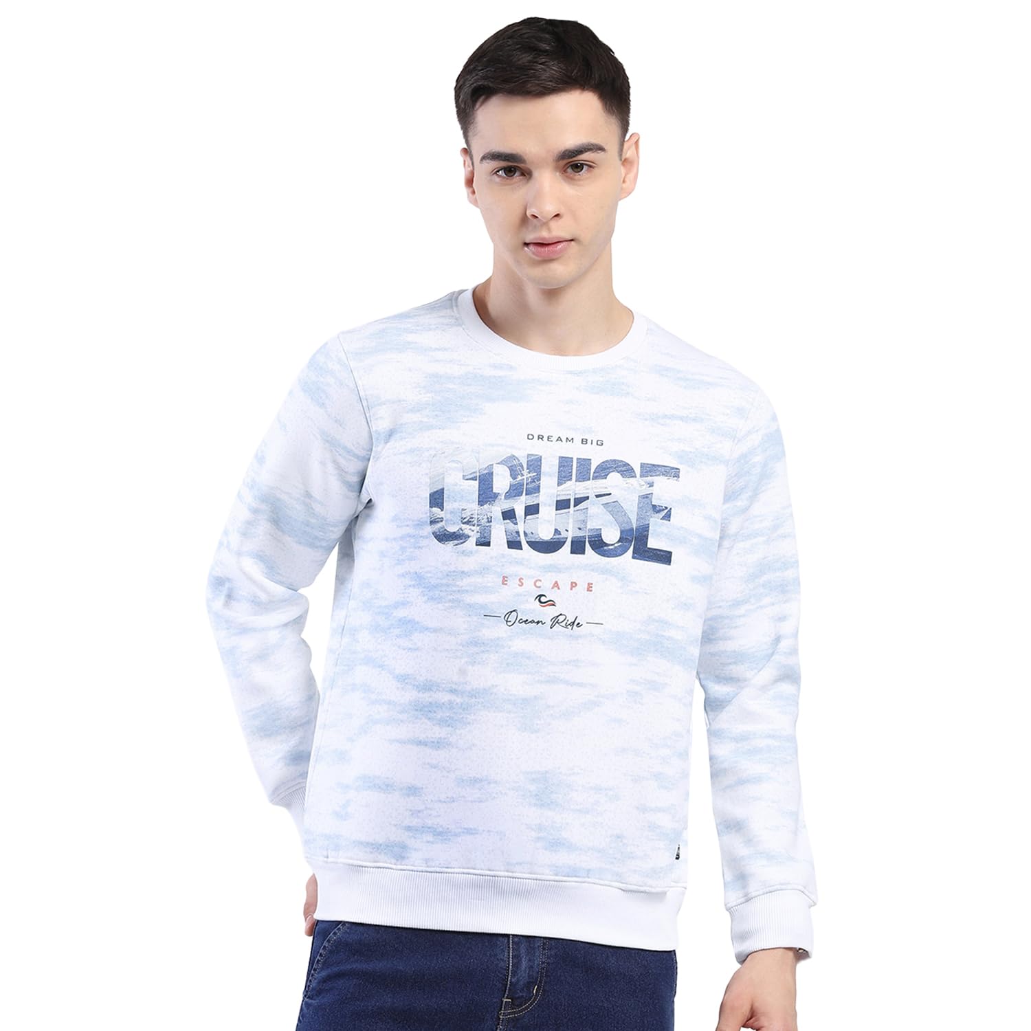 monte carlo Men Regular Fit Printed Round Neck Pull On Full Sleeve Winter Sweatshirt| Stylish Sweatshirt for Men | Soft Comfortable Casual Winter Wear for Men's (Pack of 1)-picture-33