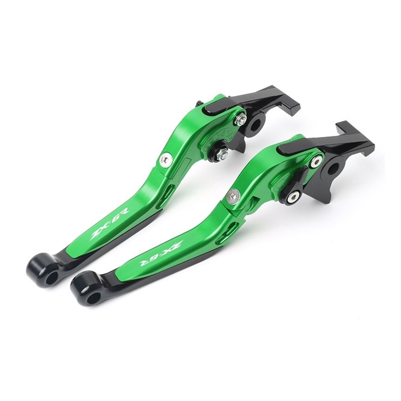 Wkdyriwo Green 1 Motorcycle Folding Adjustable Brake Clutch Levers Handlebar For Ka&Wasaki Zx6r Zx-6R 2019-2023 Brake Clutch Lever Motorcycle Brake Clutch Levers