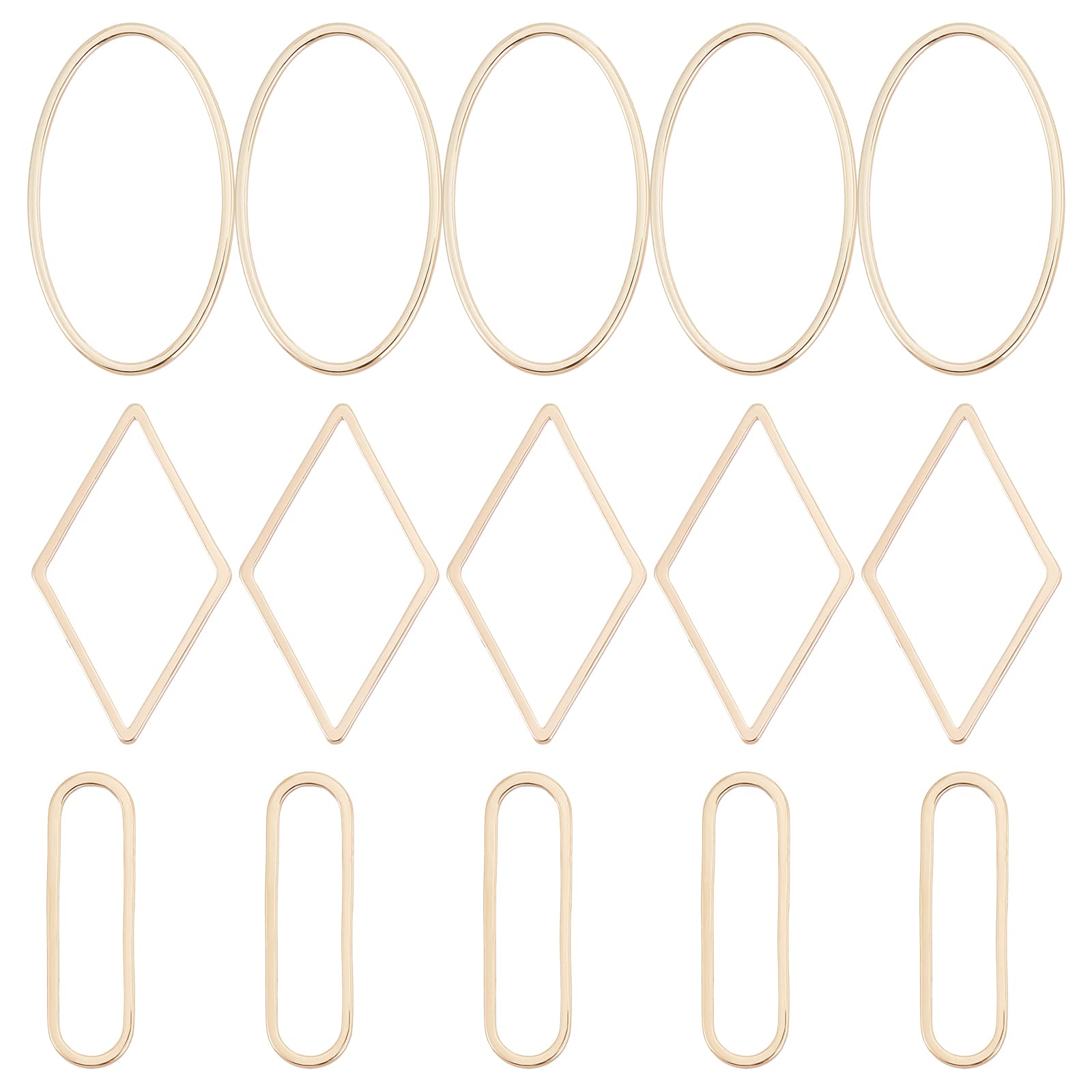 Beebeecraft 12 Connettori A Fiore Per Gioielli – Placcati Oro 18K Con Cubic Zirconia – 2 Colori – Ideali Per Bracciali E Collane Fai Da Te