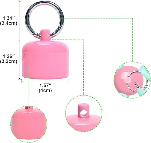 Miniatura 3 de ZYTONGMAO Como se ve en Shark Tank, caja de joyería, almacenamiento de soporte de joyería de viaje, contenedor de llavero de pastillero, individual