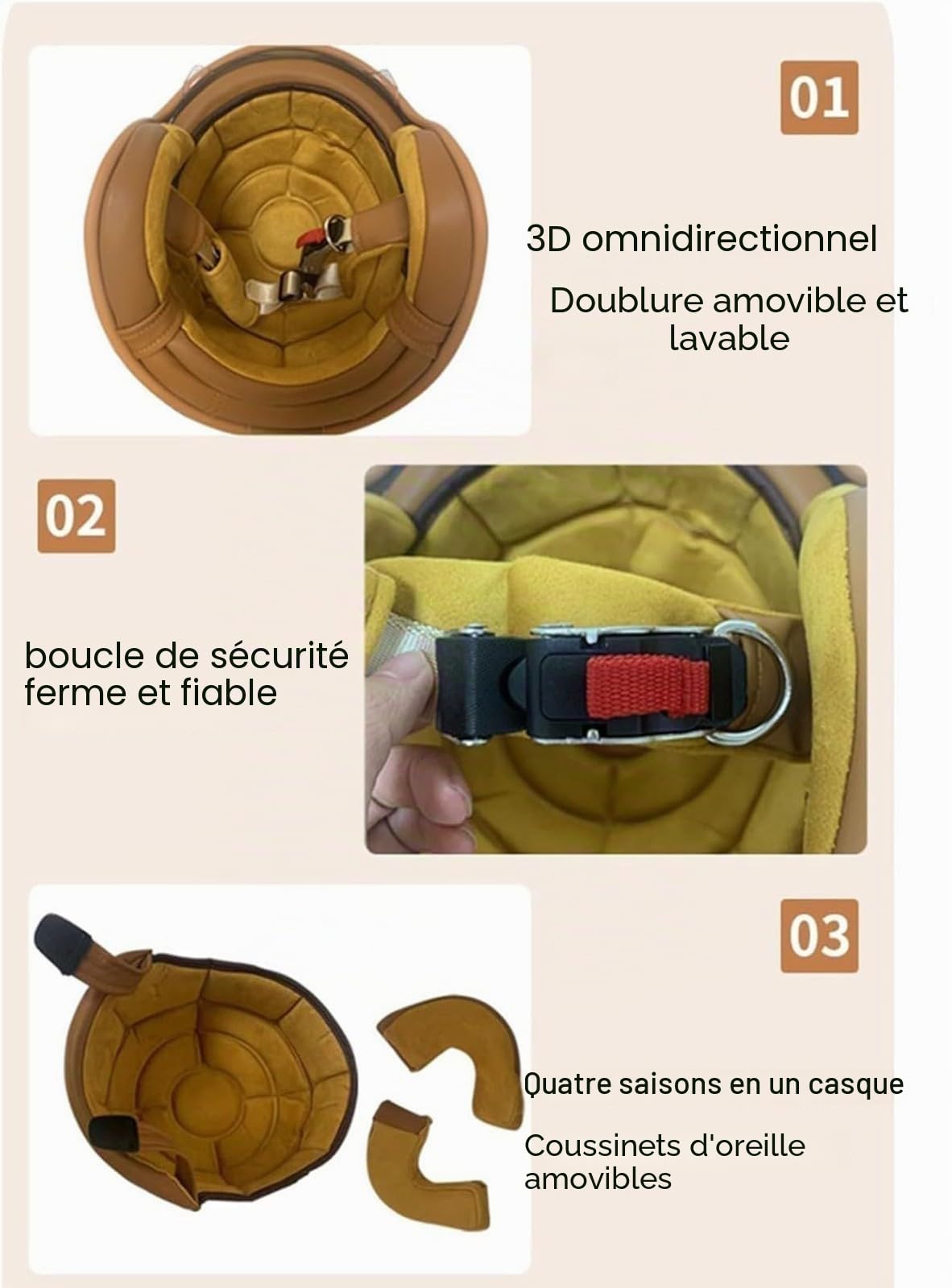 Casque Moto Vintage Casques Jet avec Visière Casques Bols Casque Mobylette avec Lunettes Homologué Dot/ECE Rétro Demi Casque Moto Vélo Scooter Chopper pour Adultes Homme Et Femme