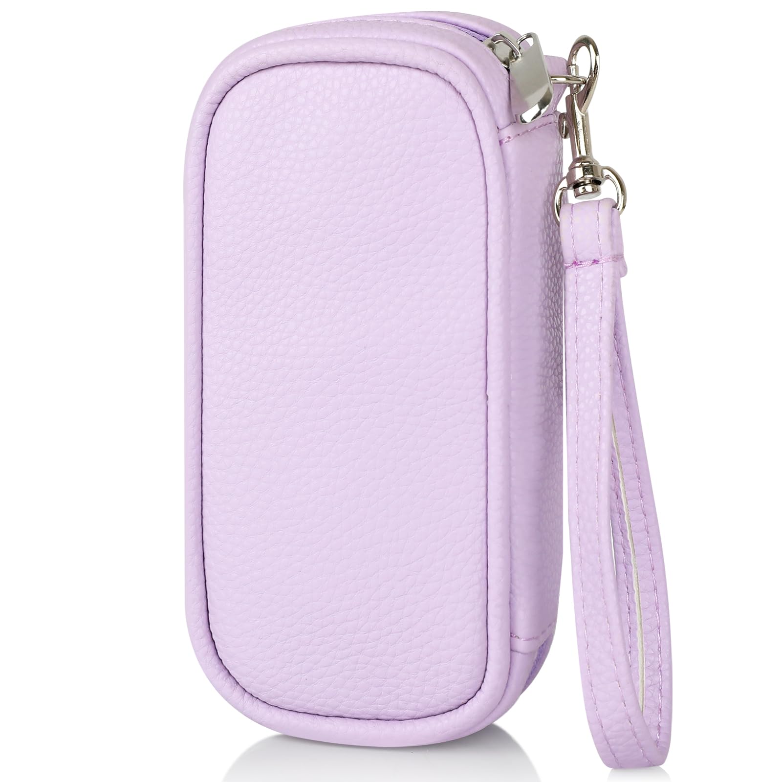Portable Tampon Storage Bag,Tampon Holder for Purse, Small Organizer Bag with Handle, PU Period Pouch, Small Case for Feminine Products with Zipper Period Bags for Women