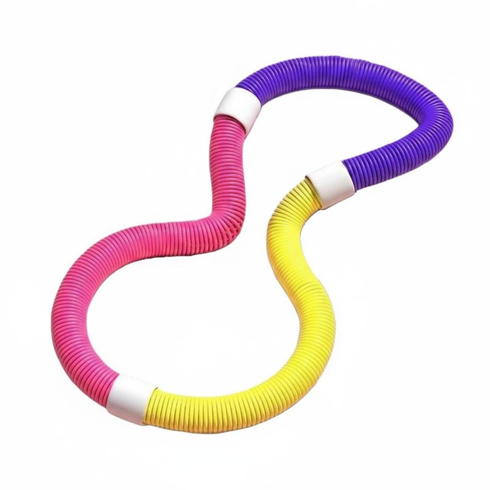 Soft Resistance Exercise Hoop Slimming Resistance Exercise Hoop Waist-Friendly for Beginners Pink Purple Yellow 1.5KG-image-29