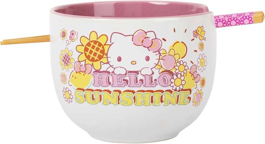 Amazon.com: Silver Buffalo Sanrio Hello Kitty Hello Sunshine