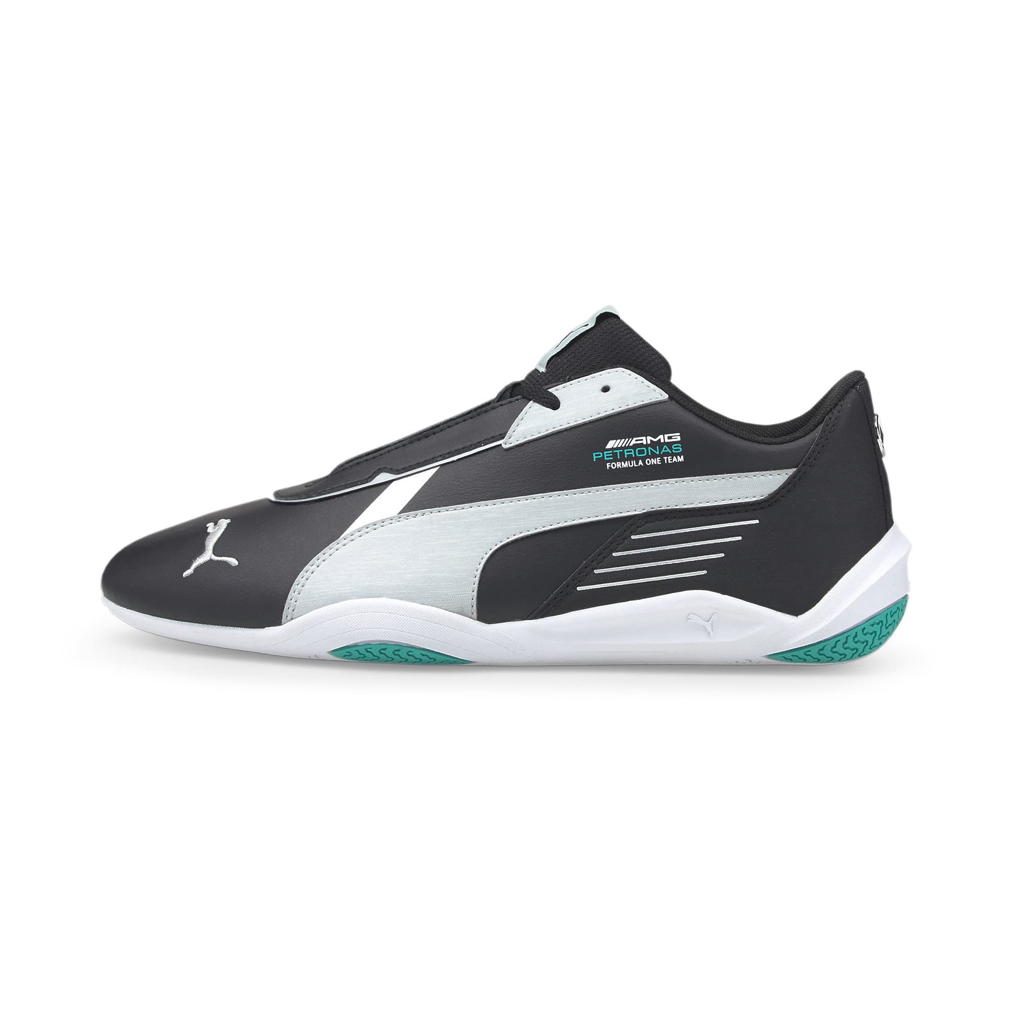 PUMA MAPF1 R-Cat Machina, Zapatillas deportivas, Unisex adulto, Puma Black-Puma Silver-Spectra Green, 42 EU