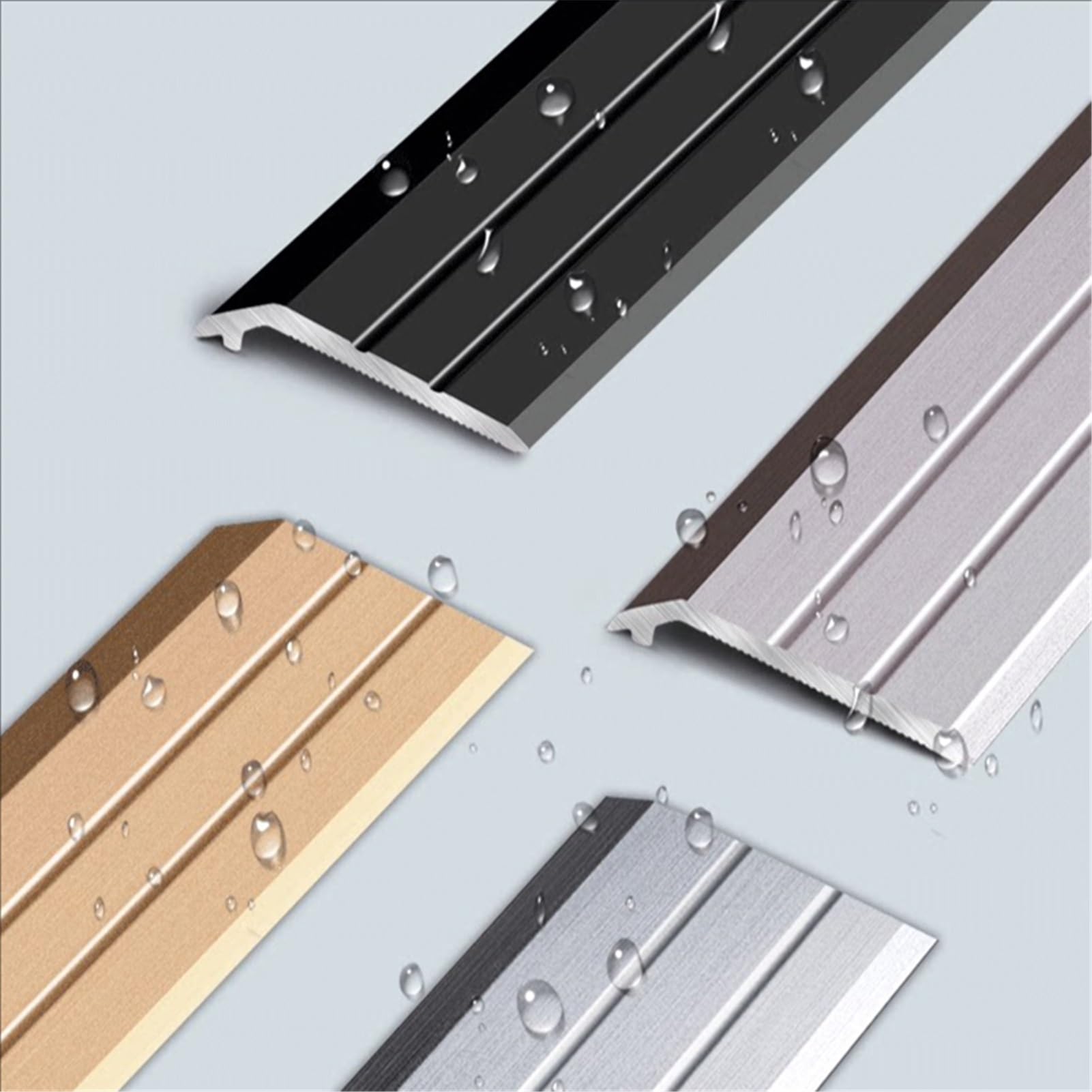 Aluminium Barre de Seuil Adhesive, Profilé de transition en métal