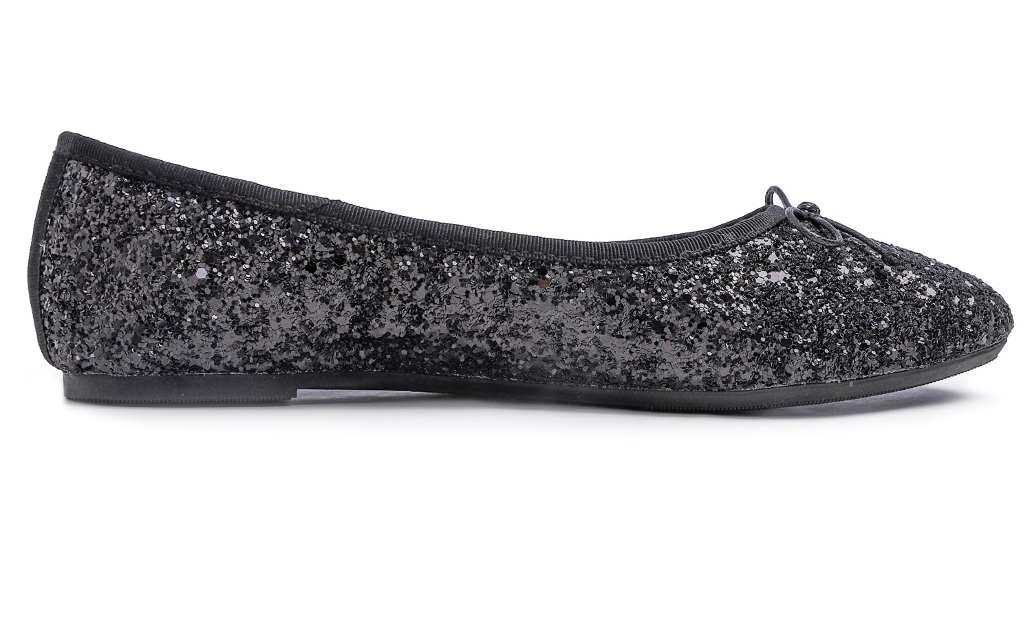 Feversole Women's Macaroon Glitter Colorful,Cojín de Espuma con Memoria Colorida Macaron para Mujer, diseño Plano de Charol