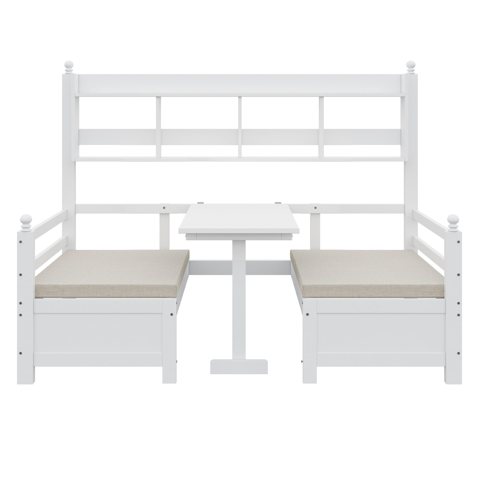Multifunctionele massief houten slaapbank, 200 x 90 cm, 2-in-1 bed