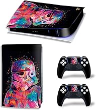 PS5 Console and DualSense Controller Skin Vinyl Sticker Decal Cover, Suitable for Playstation 5 Digital Edition Console and Controller, Durable, Scratch-Resistant, Disk Version (Stormtrooper[7146])