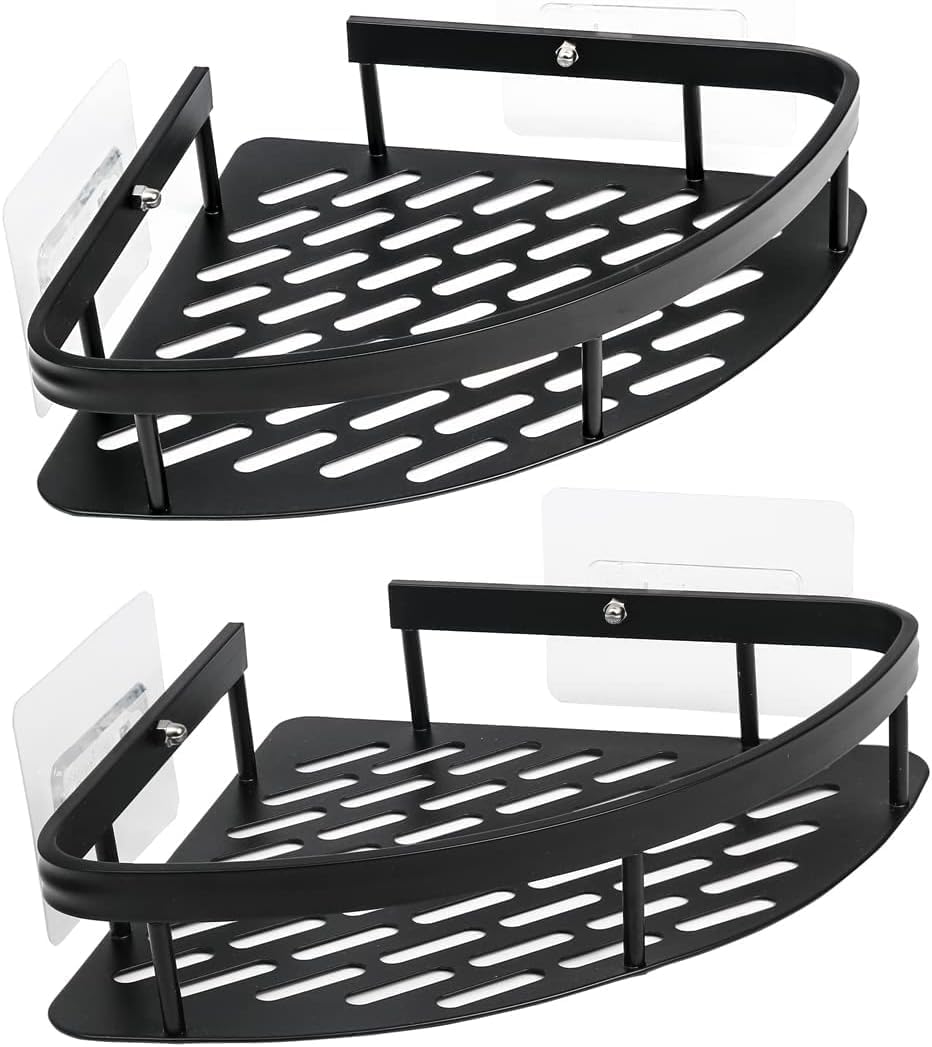 Kit 2 Prateleira de Canto Suporte Porta Shampoo Sabonete Box Banheiro Organizador Sem Furar Parede Nicho Organizador Kit 2 Prateleira de Canto Suporte Porta Shampoo Sabonete Box Banheiro Organizador Sem Furar Parede Nicho Organizador