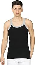 Crystal CA 307 Men's Super Combed Cotton Rib Sleeveless Sport Fashion Color Vest