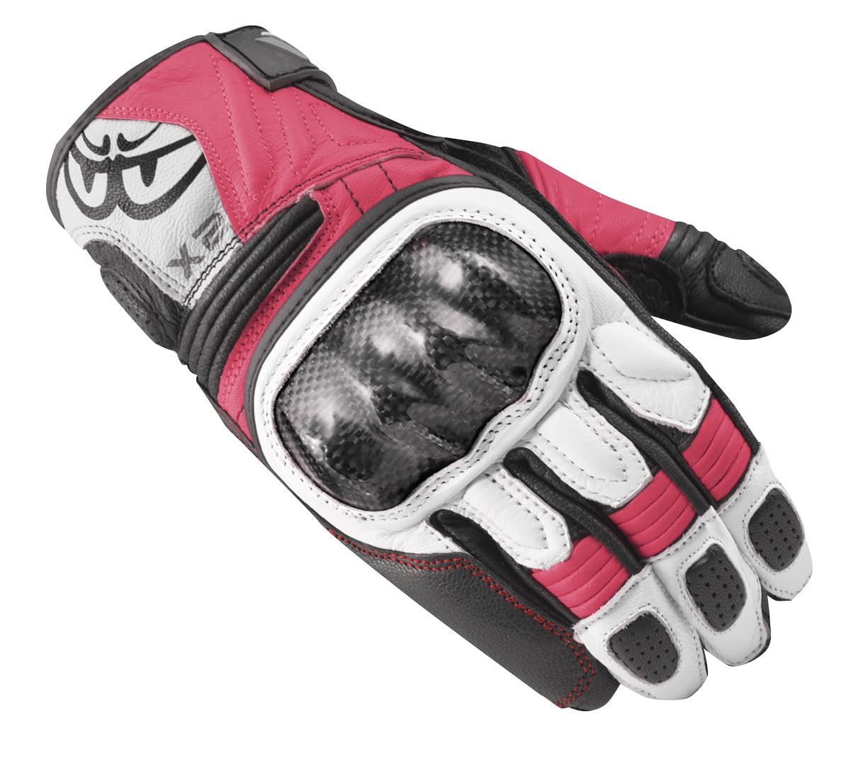 Berik LDX Damskie rękawice motocyklowe, czarny/biały, XS