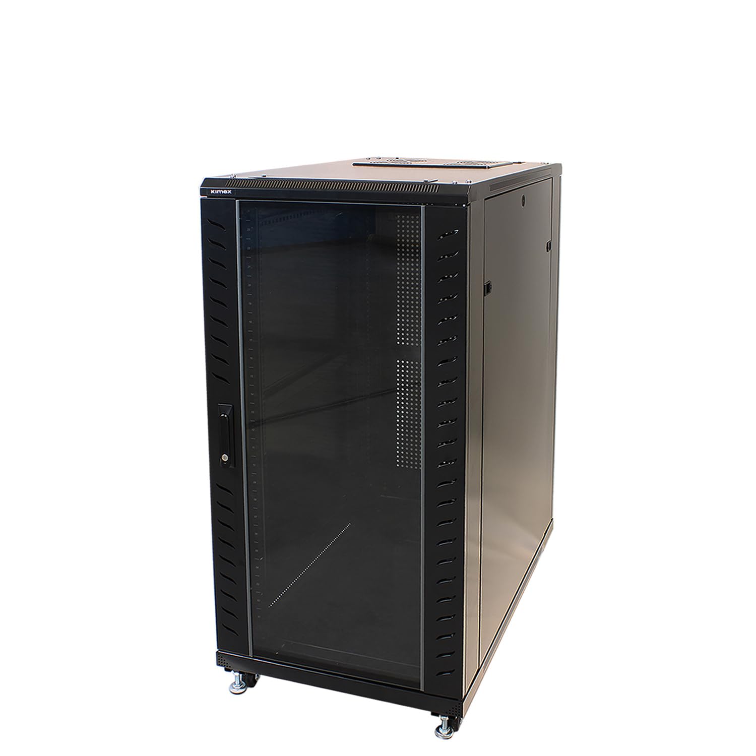 KIMEX - Baie de Brassage 19" 33U 600x1000mm (Largeur x Profondeur) - Rack Serveur Informatique au Sol - Armoire Réseau 19 Pouces - Charge Max 800 kg - Ref 112-​6133K