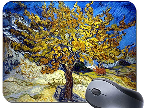 Vincent Van Gogh The Mulberry Tree Mouse Mat. Fine Art Vangogh Mouse Pad
