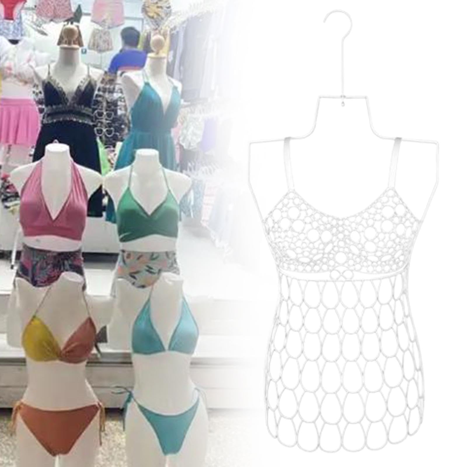 YWJLQH Swimsuit Hanger Children Swimwear Hanger Iron Closet Organizer Display Body Shape Bikini for Wardrobe Bedroom