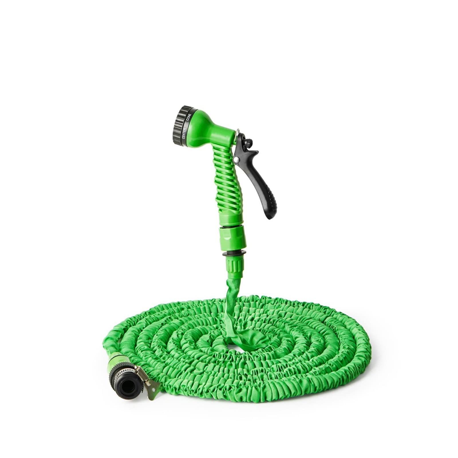 Pistolet d'arrosage avec embout multi-jets, Tuyau d'arrosage extensible avec pulvérisateur multicolore plusieurs longueurs(Blue,100FT-30M)