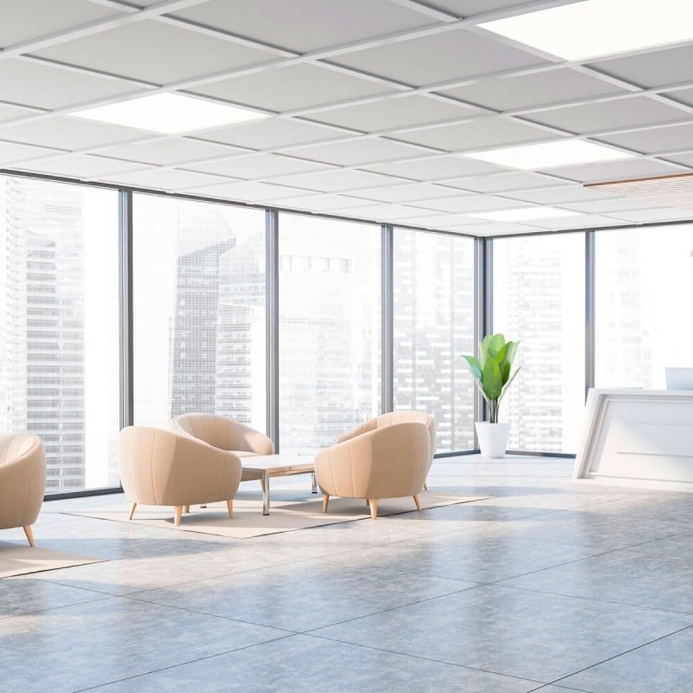 BARCELONA LED - Pack x10 Panel LED 60x60 cm 40W Backlit – 4800 lm, UGR<22, CRI>80, 120 lm/W, Luz Blanco Neutro, Driver incluido, Empotrable