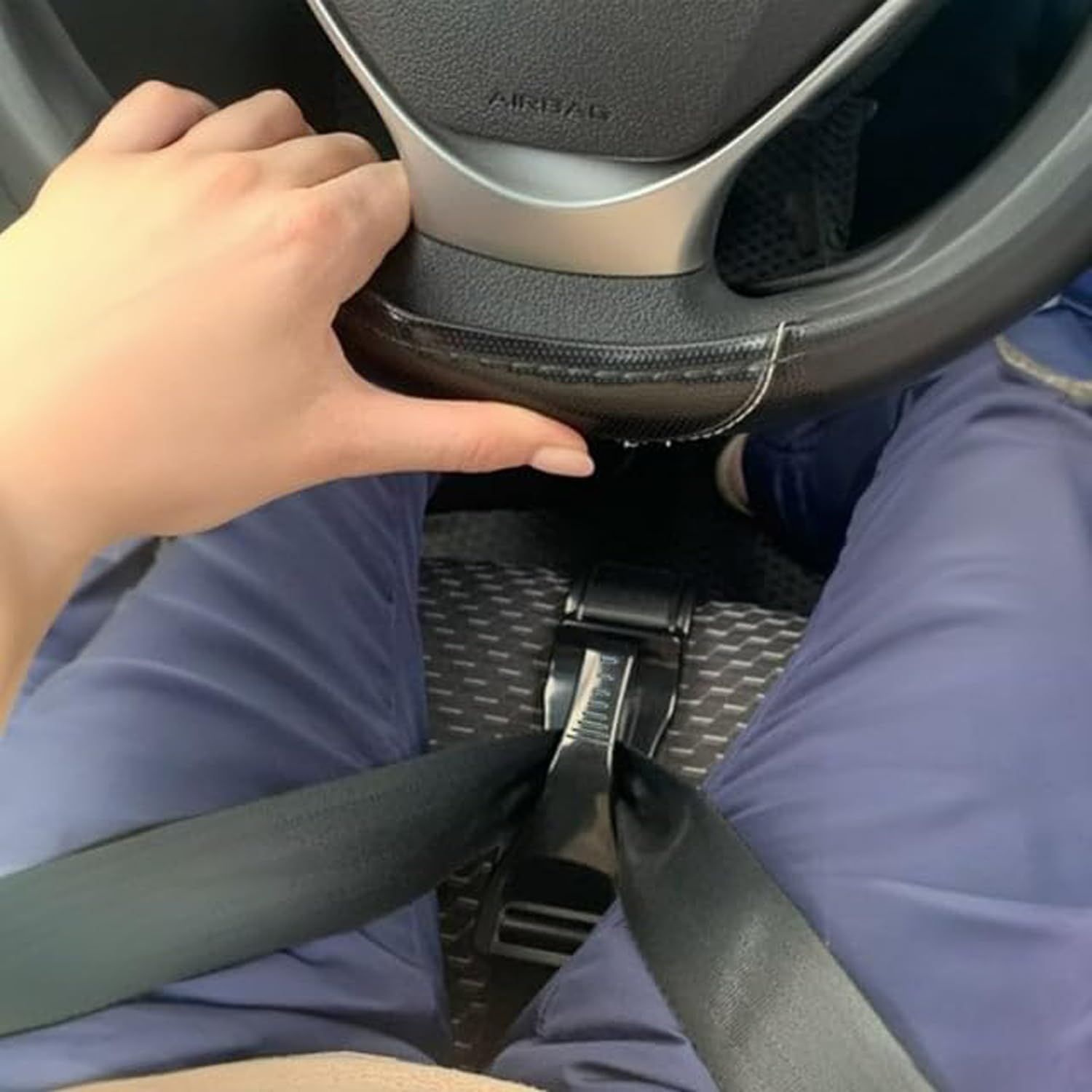 Miihello 1 Ceinture De Sécurité Pour Femmes Enceintes, Sièges De Voiture, Sangle De Grossesse, Ajusteur De Ceinture De Sécurité, Ceinture De Sécurité Pour Femme Enceinte, Ceinture De Sécurité Prévient