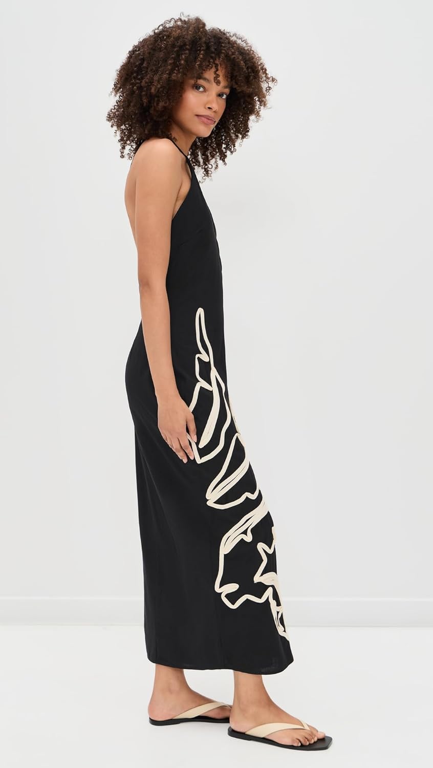 Seven Wonders Women's Brontie Keyhole Halter Midi Dress - Image 4