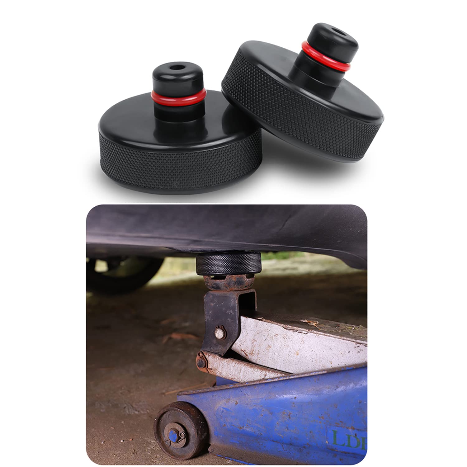 2 pcs Jack Stands,Accessories for Tesla Vehicles,Lifting Jack Pad for Tesla Model 3.S.X .Y (2)