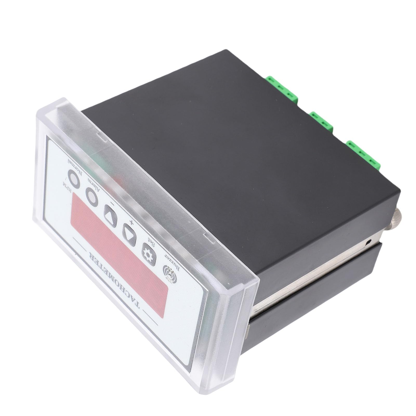 Jectse Tachymètre Numérique LED Efficace, Plage 0-9999, Compteur de Vitesse pour les Professionnels des Convoyeurs de Tour