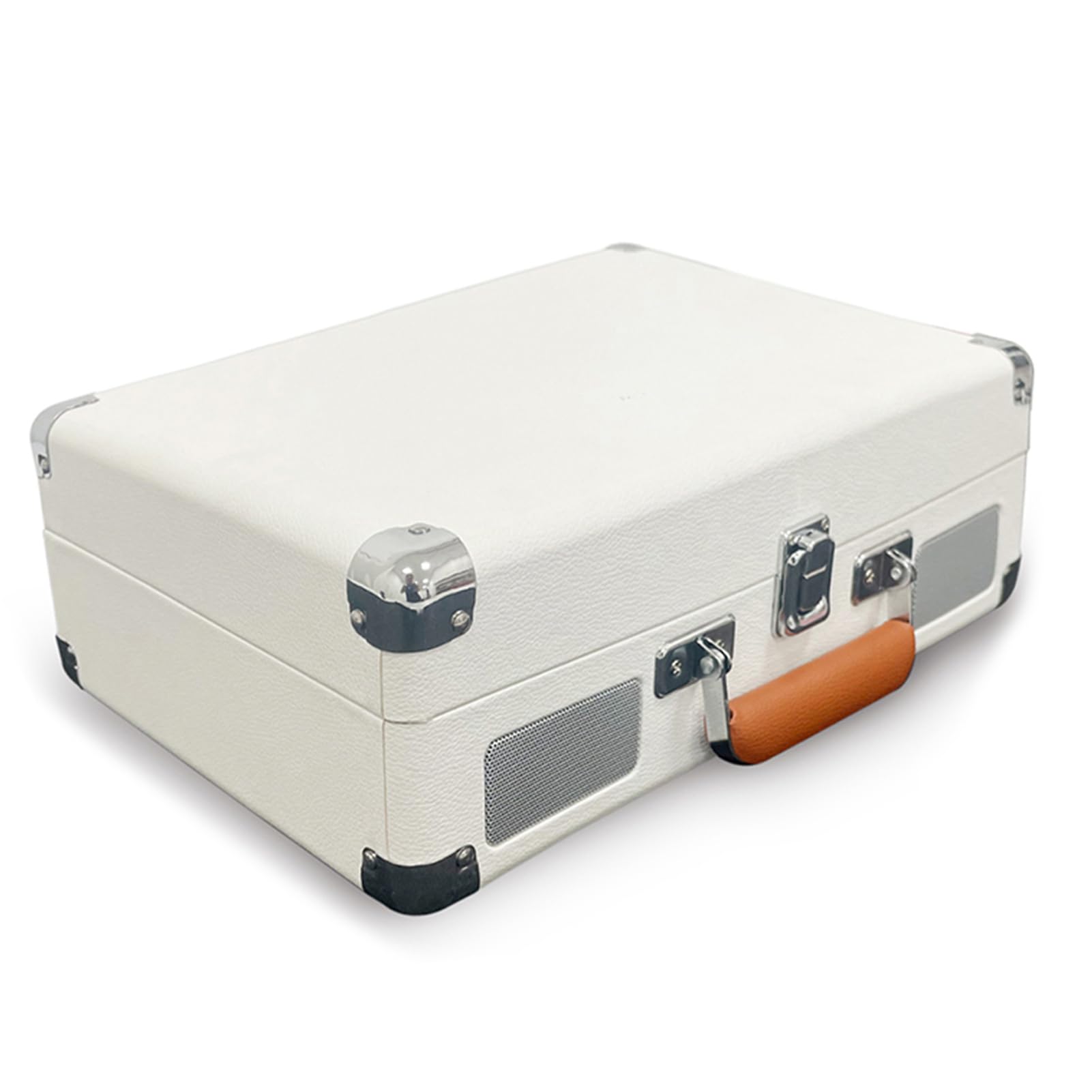 SEAFRONT Giradischi Giradischi Riproduzione Wireless retrò con Supporto Scheda SD USB 33 45 78 Giri/min Altoparlanti Incorporati Porta da 3,5 Mm per Ascolto di Musica Domestica (WHITE)