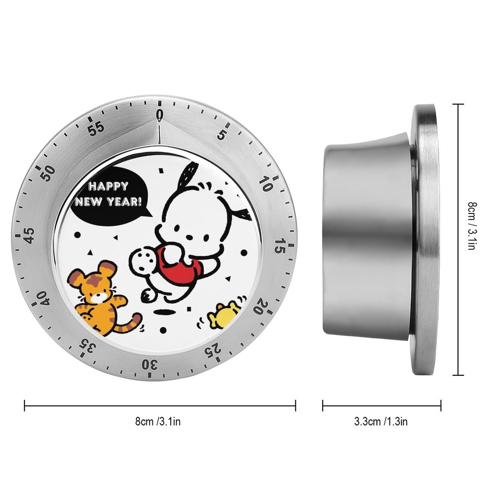 Amazon｜ポチャッコ タイマー キッチン 可愛い タイマー 勉強 防水