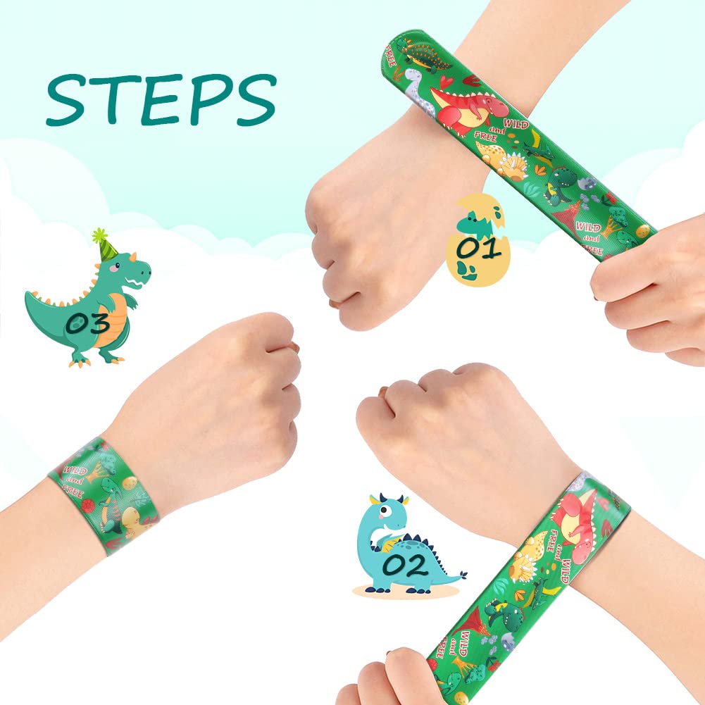 flintronic Braccialetti Slap, 30Pezzi Slap Bracelets, Bracciali a Scatto, Schiaffo Bracciali Gadget per Compleanno Festa Bomboniere Regalo per Bambini Ragazze Ragazzi