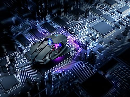 Mouse Gamer RGB TRUST GXT 138 X-Ray 4.000dpi 10 botões programáveis