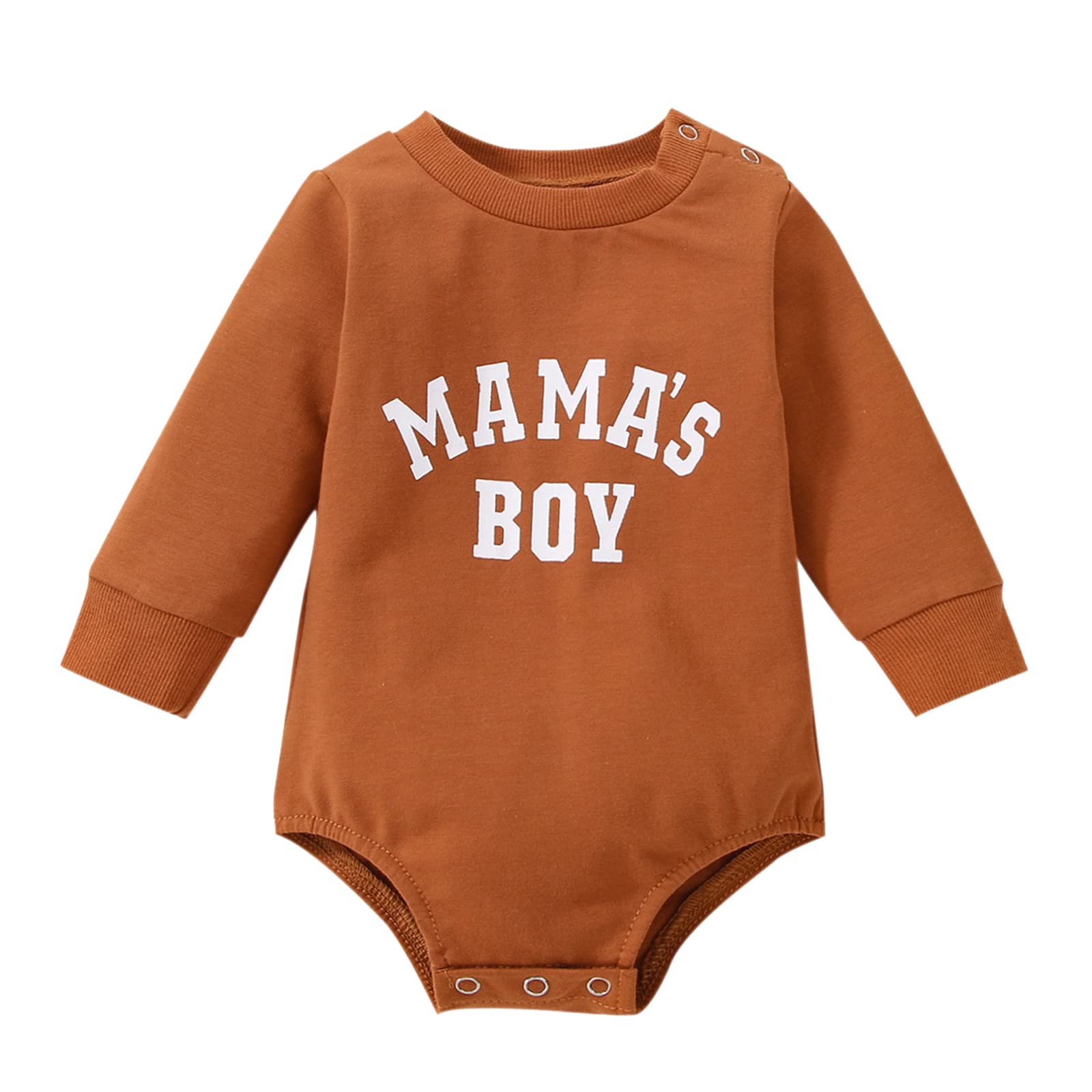 Baby Girl Boy Crewneck Sweatshirt Romper, Long Sleeve Rainbow Pullover Sweater Top Warm Fall Winter Clothes