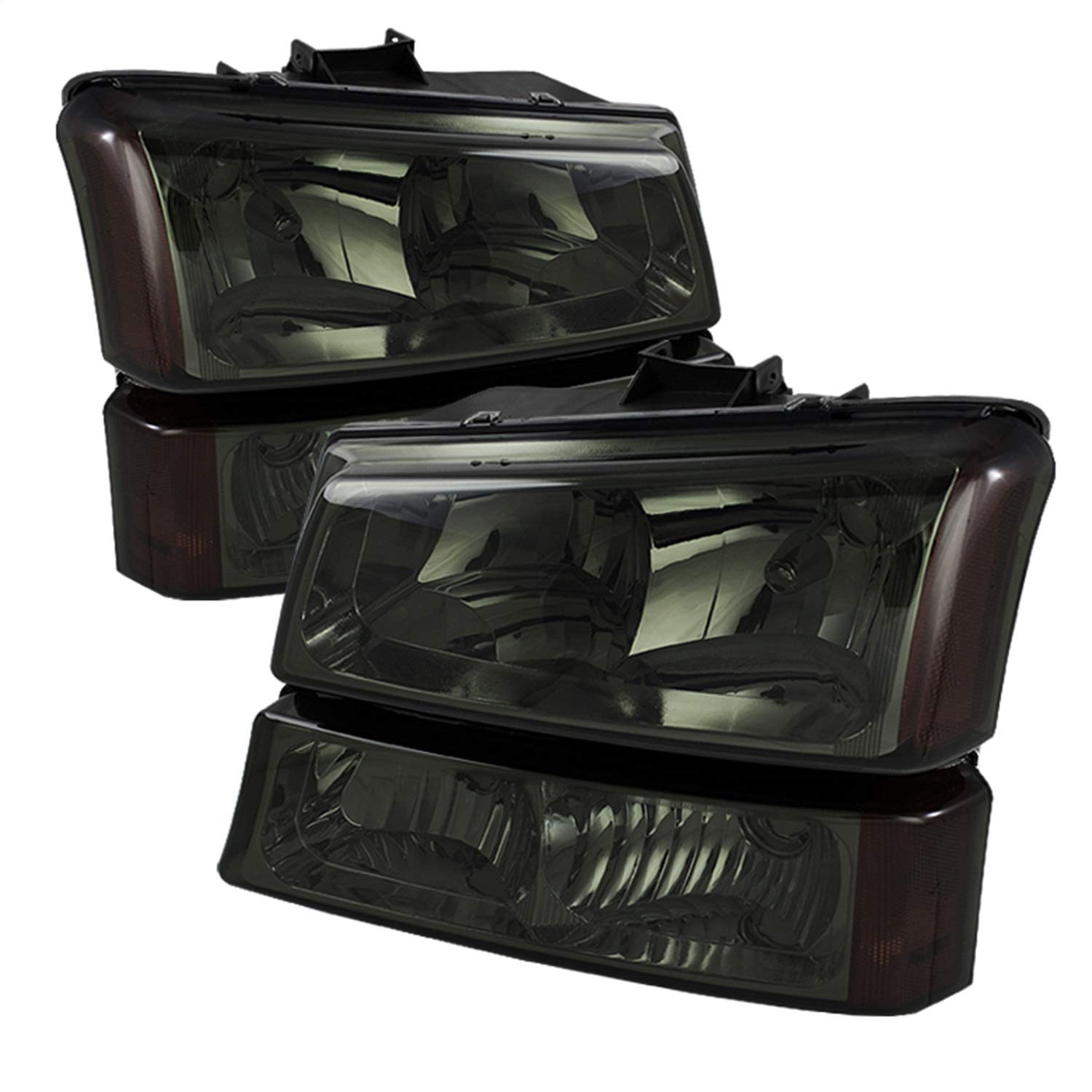 Amazon.com: xTune Auto 5064523 Crystal Front Headlight Kit Chrome 