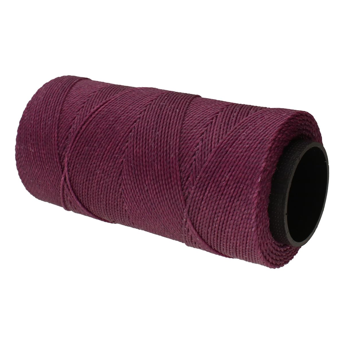 The Beadsmith Knot It Waxed Polyester Cord, Grape Color, 0.7mm Diameter, Light Wax, 144 Meters (472 Feet) Per Spool - Image 2