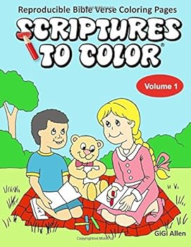 Paperback Scriptures To Color Volume 1: Reproducible Bible Verse Coloring Pages Book